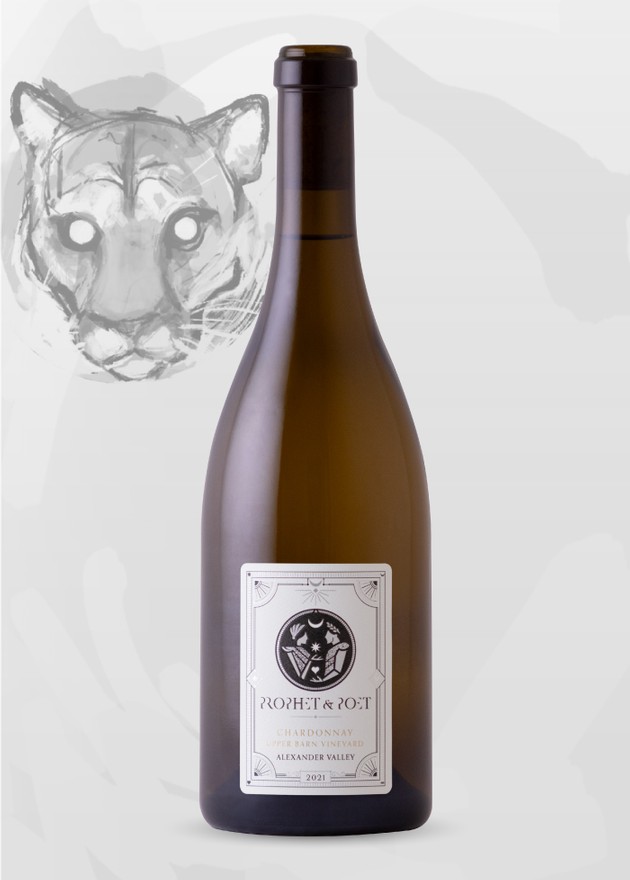 2021 Upper Barn Vineyard Chardonnay, Ghost Cat 3-Pack Box